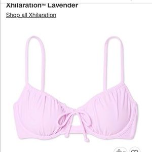 Lavender bikini top